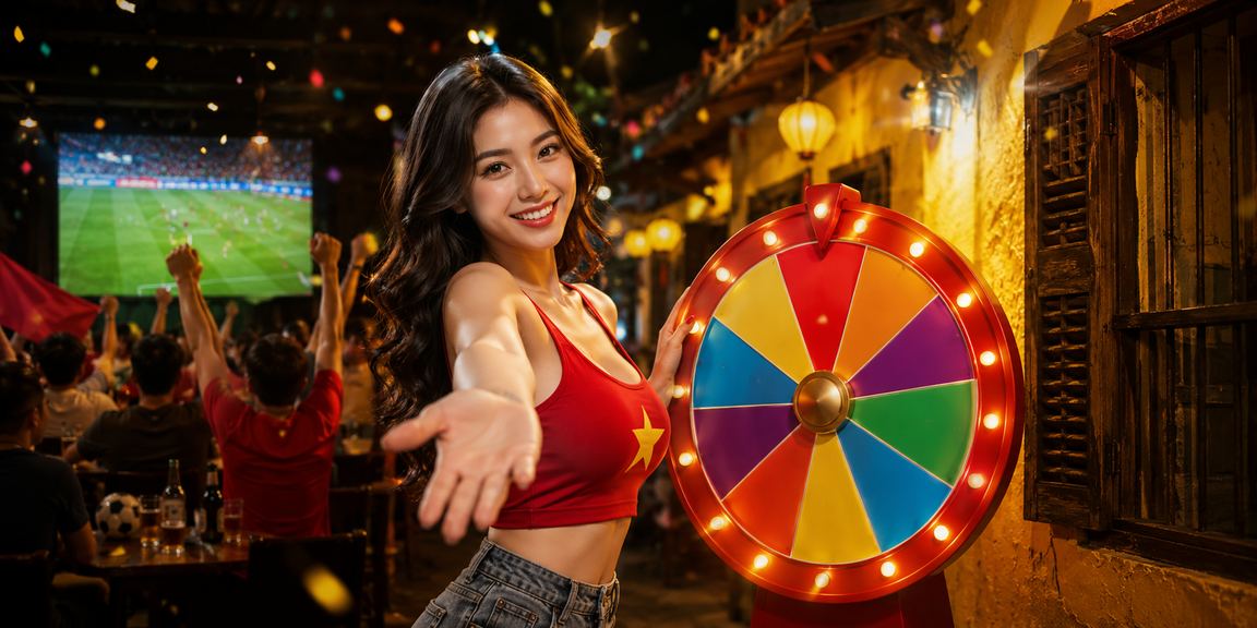 Người chơi tại Hội An tham gia chương trình rút thăm may mắn và nhận thưởng qua điện thoại di động