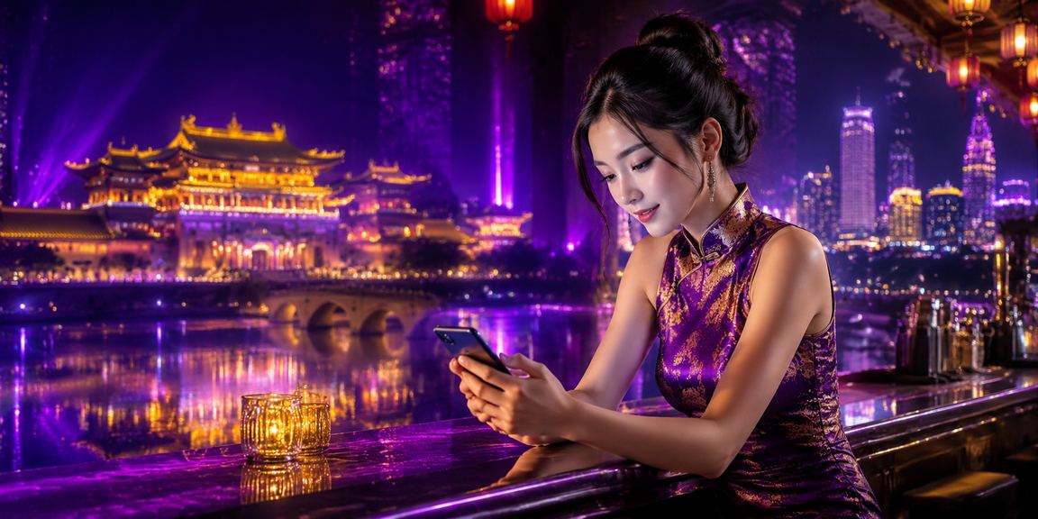 Màn hình đặt cược thể thao neon tại Huế ban đêm